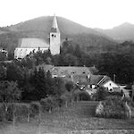ID: 1546325 Blick auf die Kirche (Konvolut "Sommerfrische 1906 Kaumberg & Umgebung"), Urheber: unbekannt, Besitzer: Museum Kaumberg